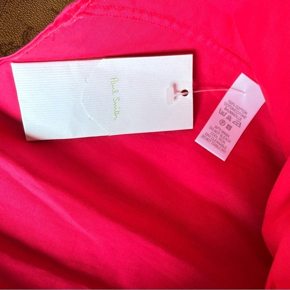 Paul Smith Bright Pink Dress Shirt - Picture 3 of 12